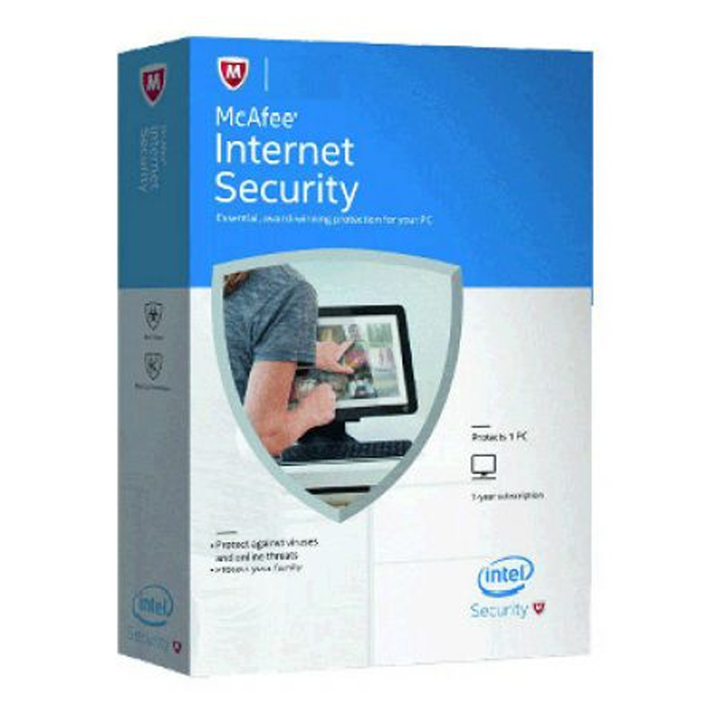 McAfee Internet Security - 1 User 1 Year - 1S1P1Y