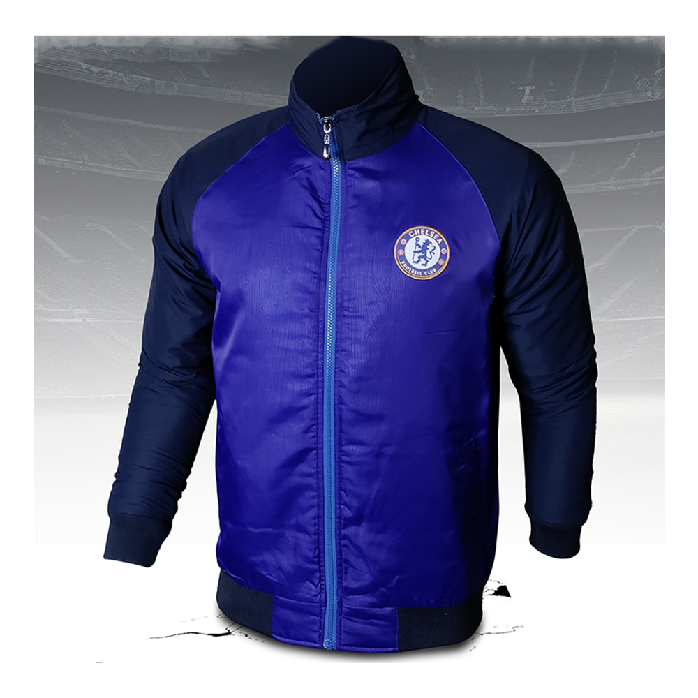 China Microfiber Chelsea Double Part Air Proof Winter Jacket for Men - Royal Blue - JCHL