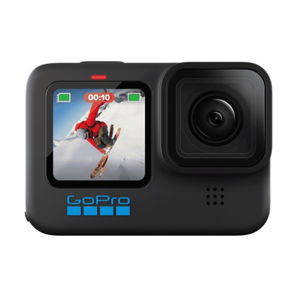 GoPro HERO10 - 23 MP - 5.3K Ultra HD Waterproof Touch Screen Action Camera - Black