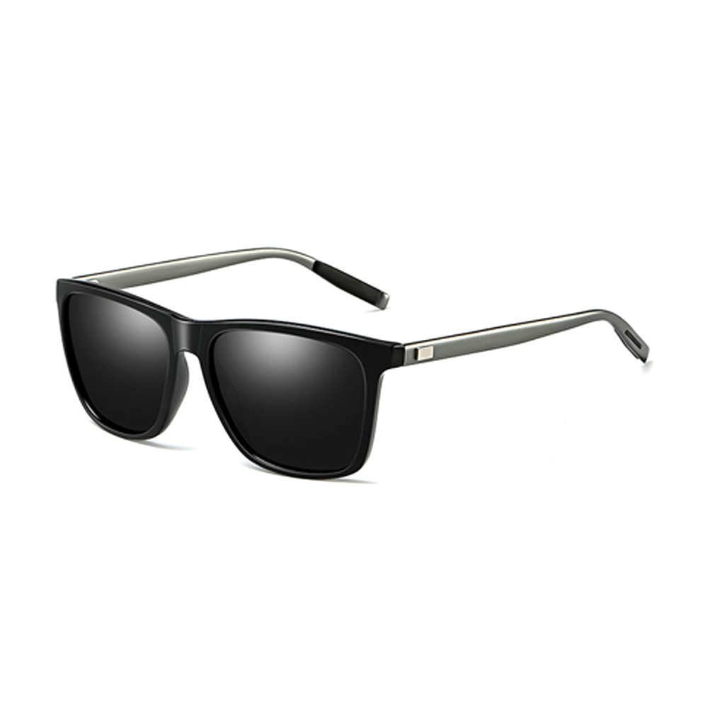 Aluminum Magnesium Polarized Sunglass For Men - Black