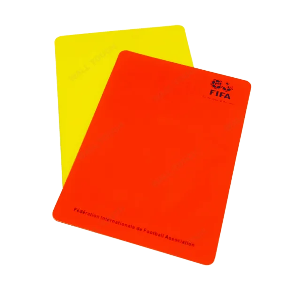 Fifa Football Red And Yellow Cards Pencil And Scorebook - football_card