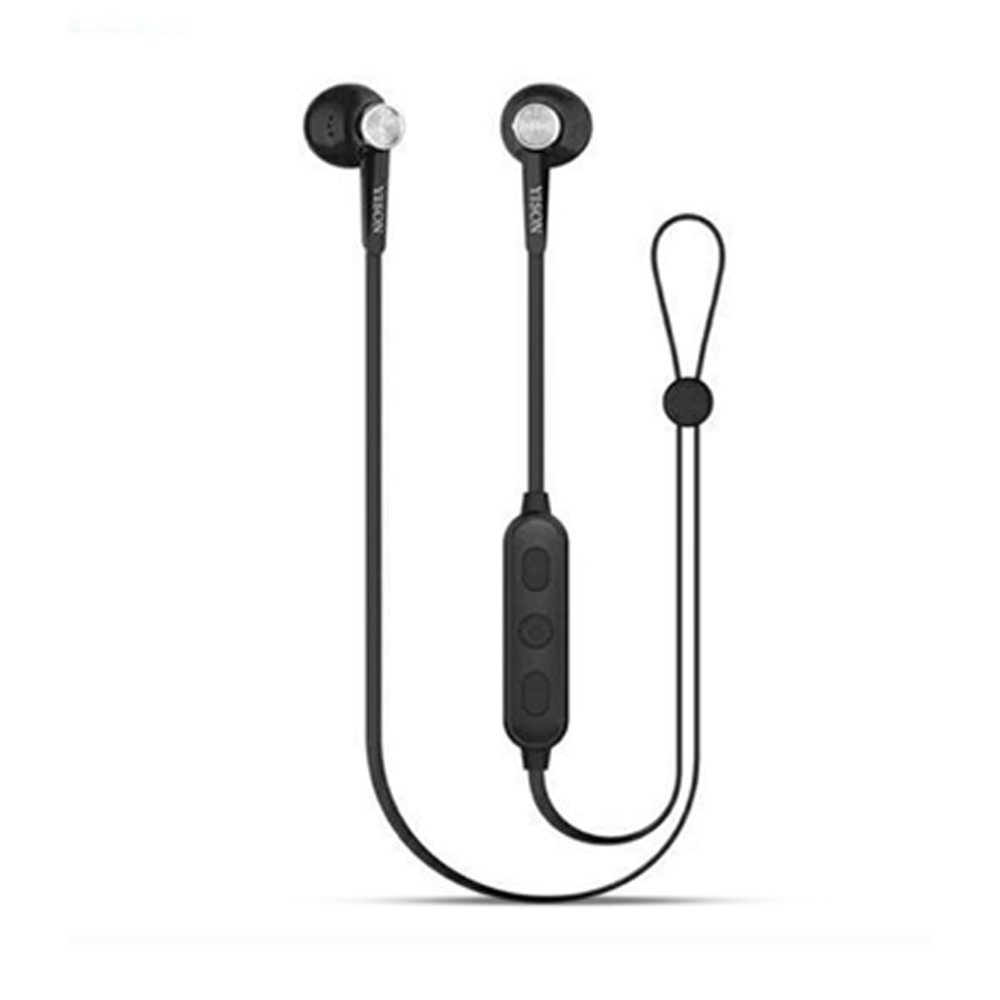 Yison E13 Magnetic Bluetooth Earphone Bluetooth Headset - Black