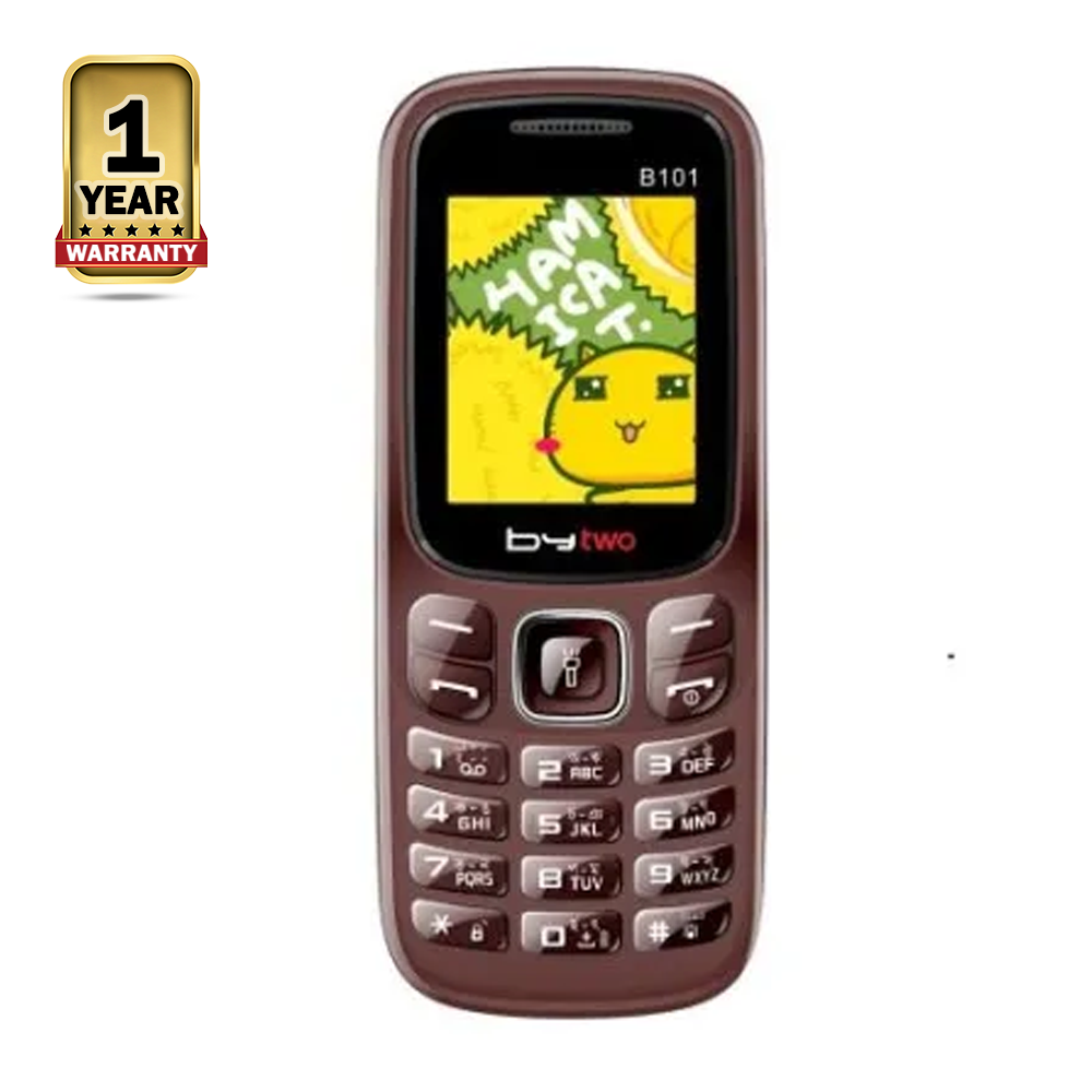 Bytwo B101 Dual SIM Feature Phone - Red Wine