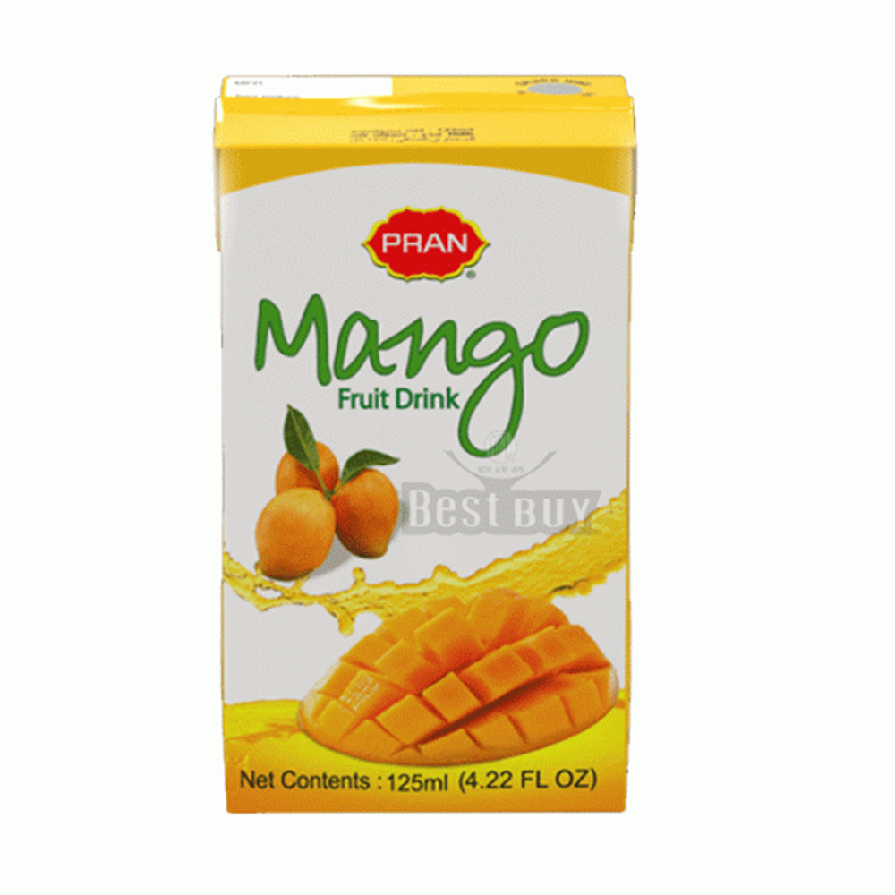 Pran White Mango Juice Pack - 125ml