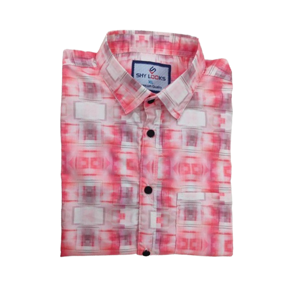 China Cotton Printed Full Sleeve Shirt For Men - Multicolor - OP369