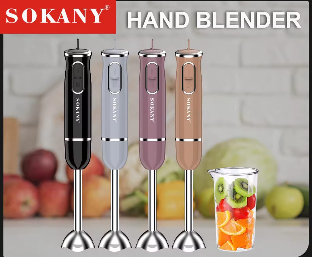 Sokany SK-1726 Stainless Steel Electric Hand Blender