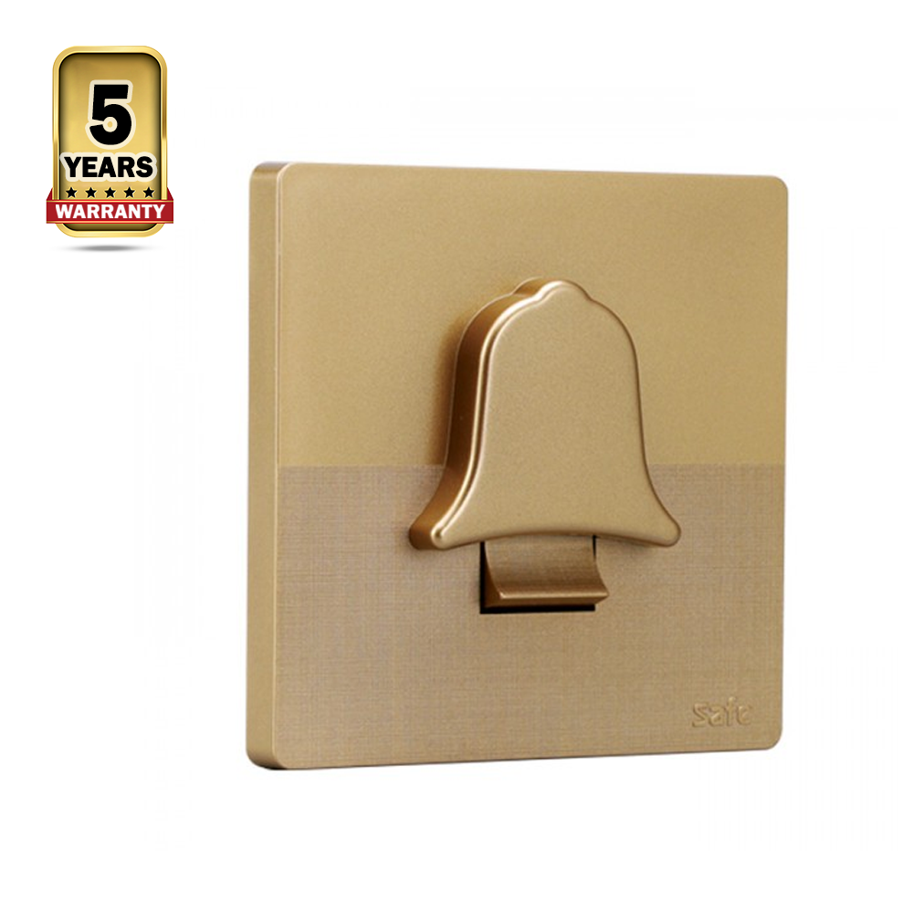 Walton Luxury Door Bell Switch - Golden