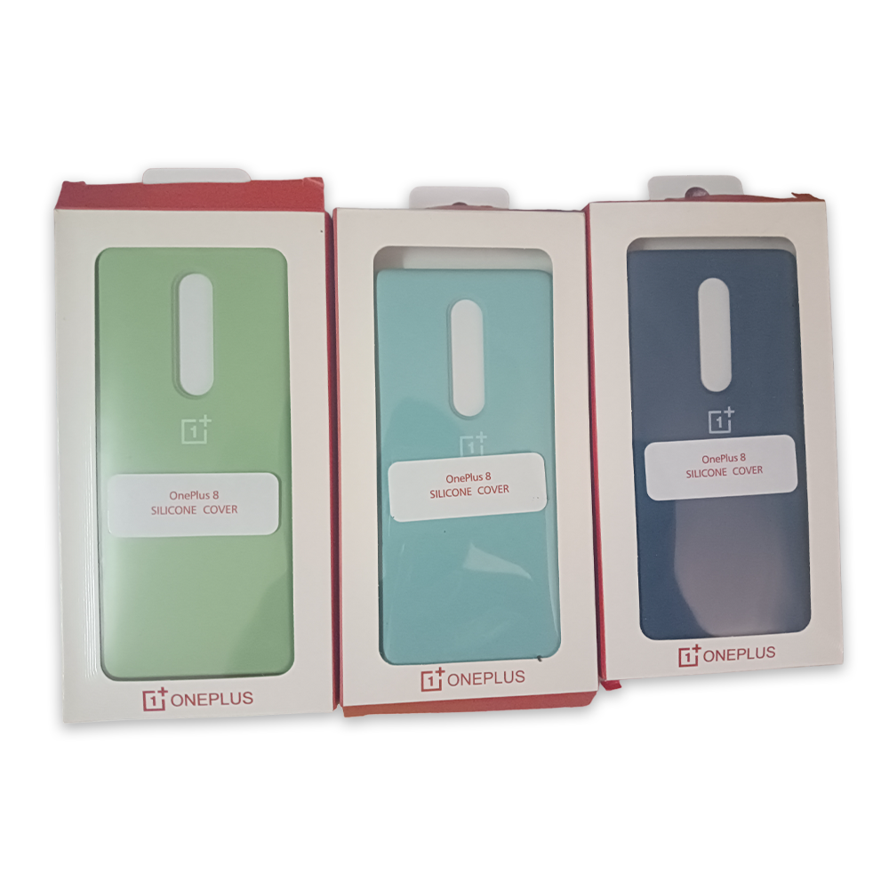 Soft Silicone Back Cover for Oneplus 8 Smartphone - Multicolor