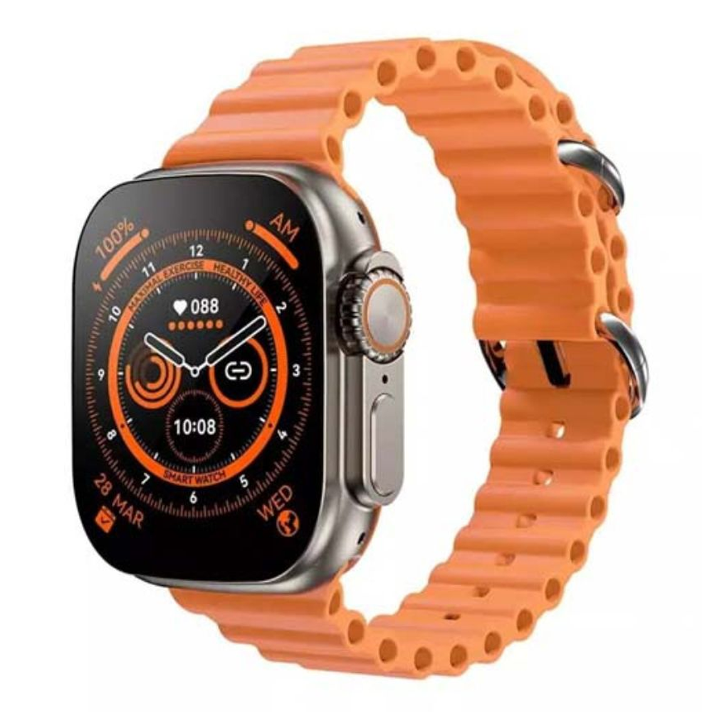 HK9 Ultra 2 Amoled Smartwatch With AI ChatGPT - Orange