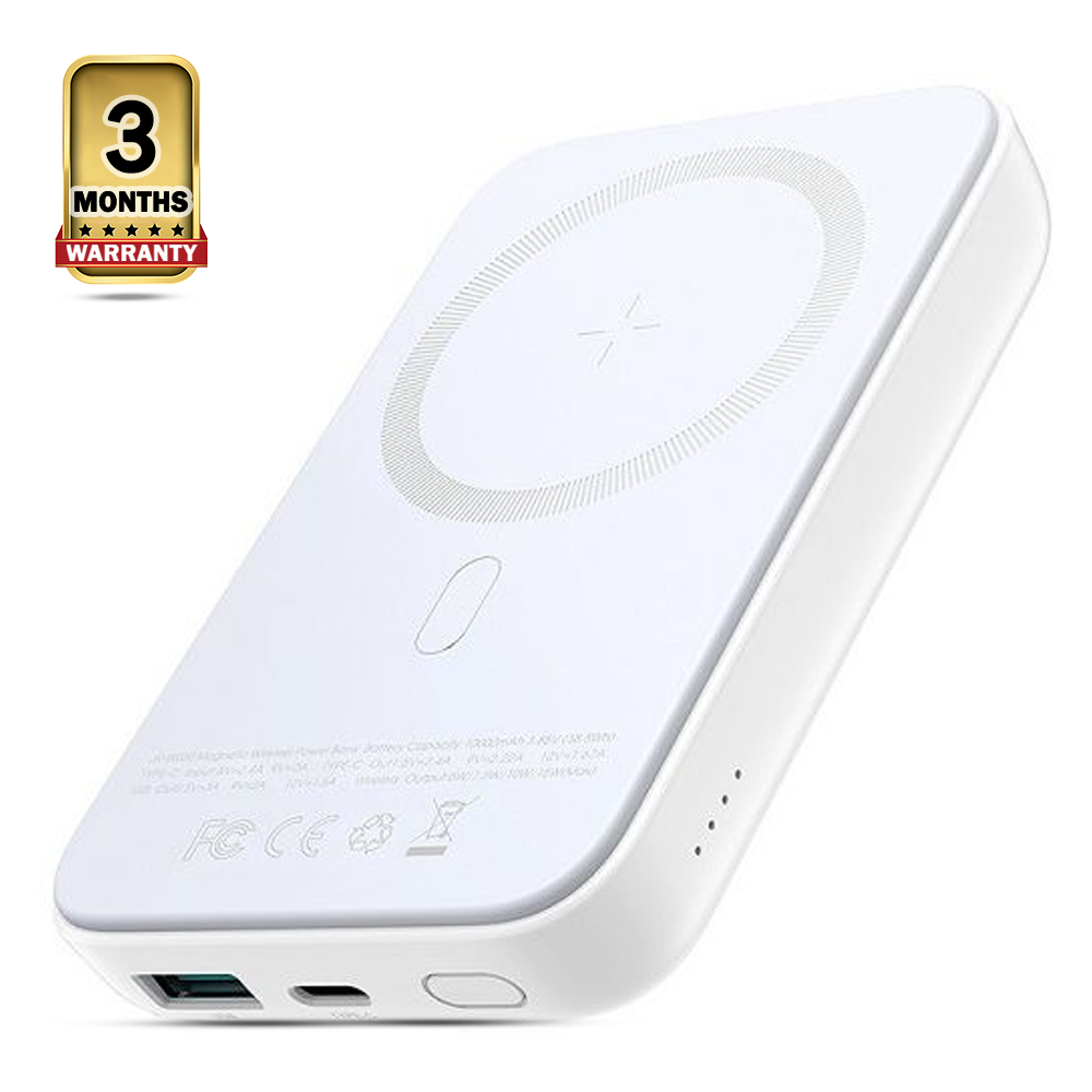 JOYROOM JR-W020 20W Magnetic Wireless Power Bank - 10000mah - White