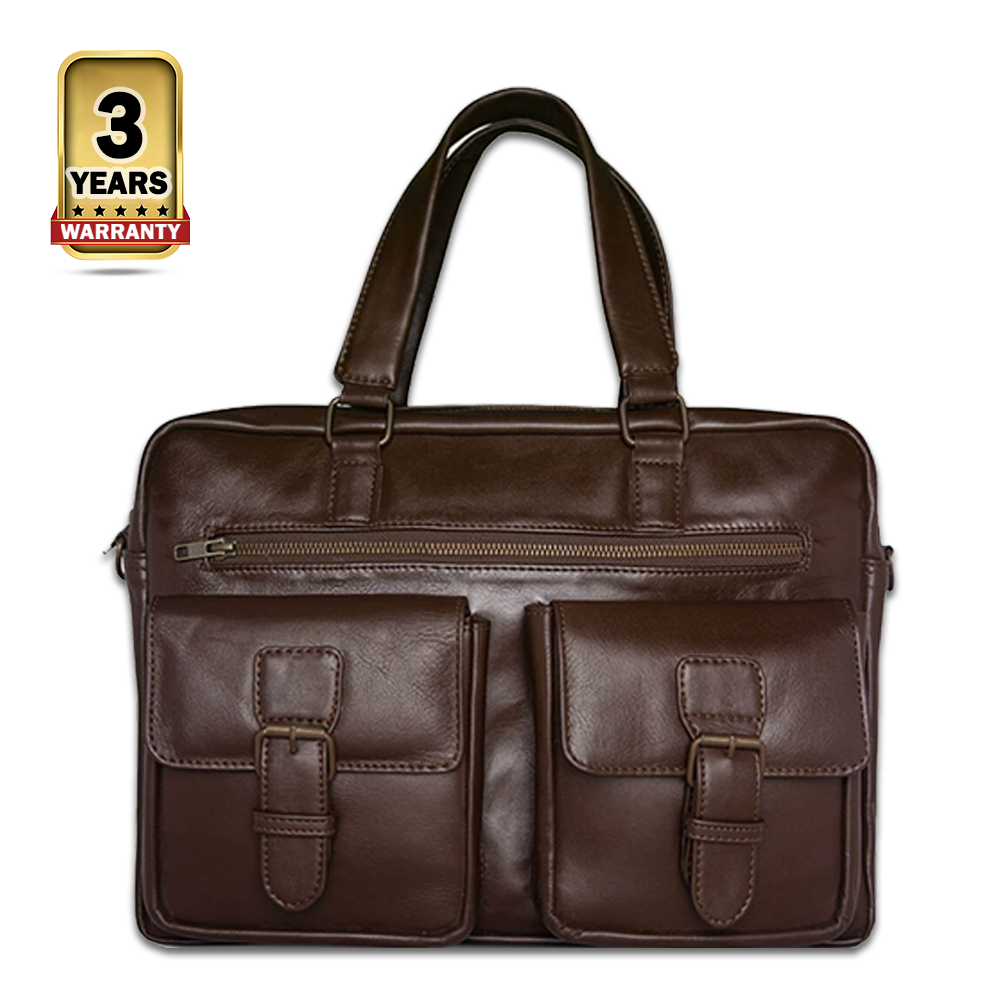 Leather Office Bag For Men - OB -1006