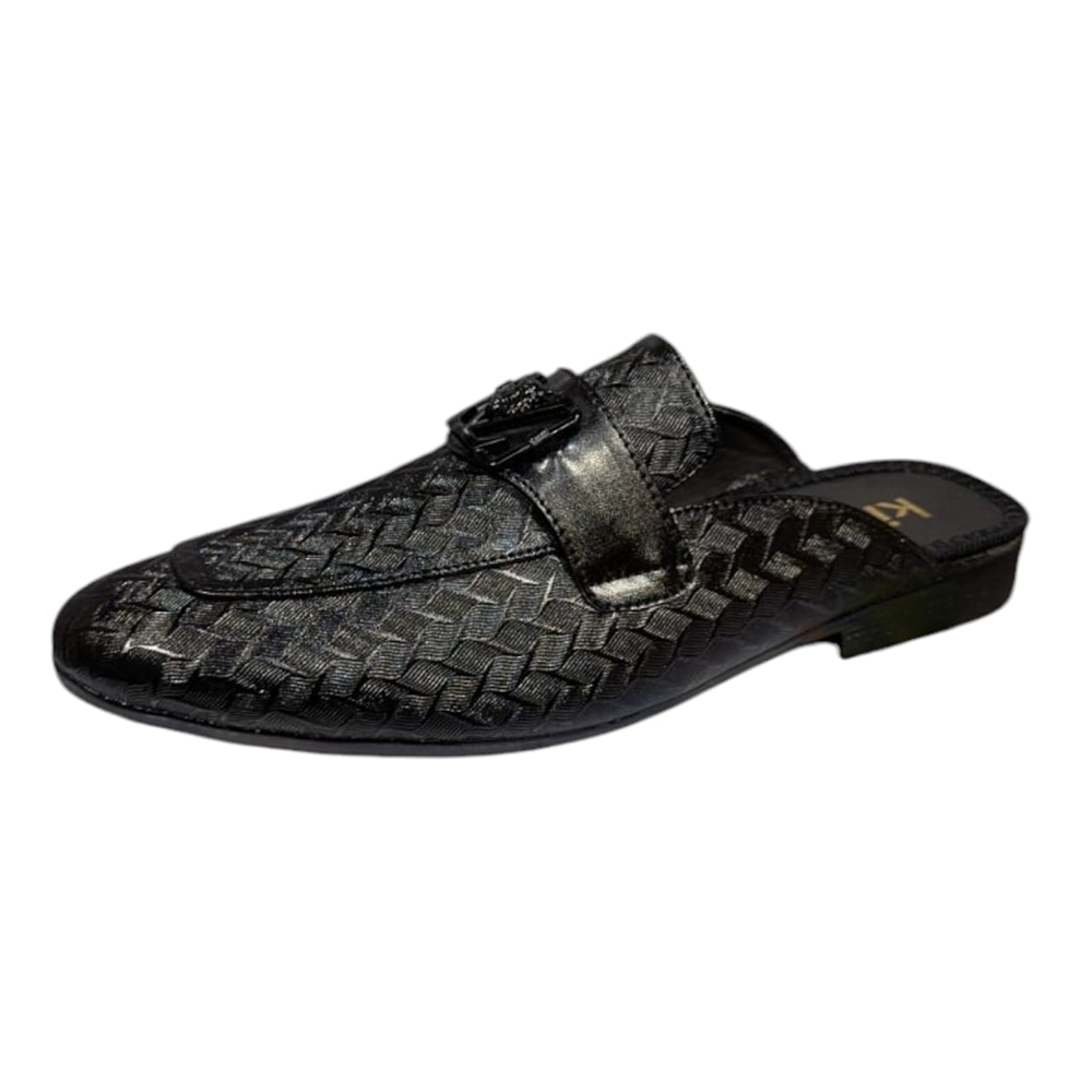 Kites PU Leather Tassel Shoes For Men - Black - 302