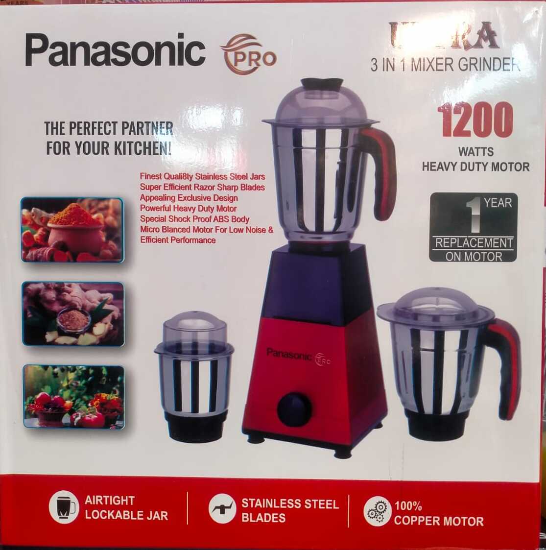 Panasonic Ultra Mixer Grinder-1200w