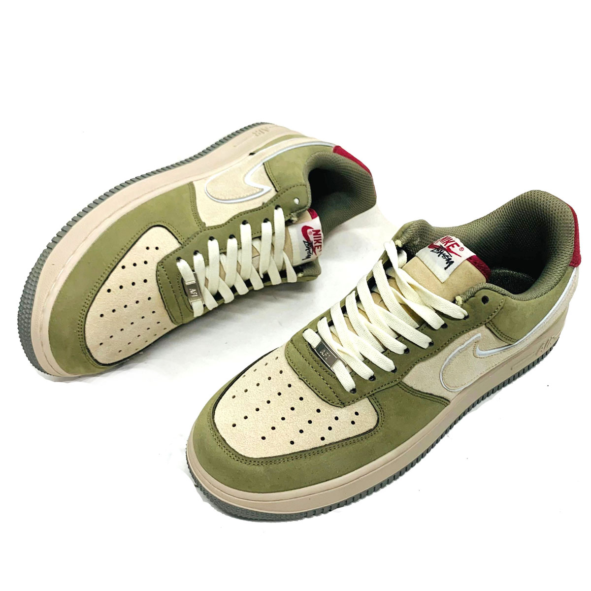 Air Force 1 Mesh Sneakers for Men - Olive - MSK 714