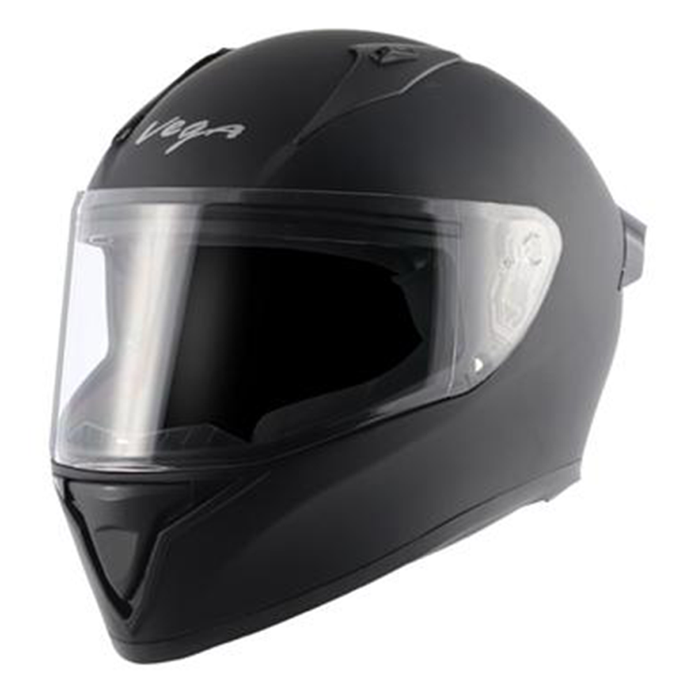 Vega Bolt Dull Full Face Bike Helmet - Black