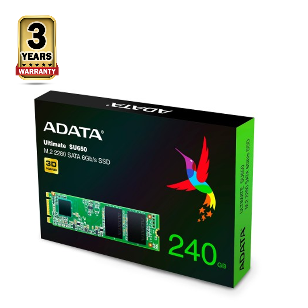 Adata SU650 SSD M.2 SATA - 240GB