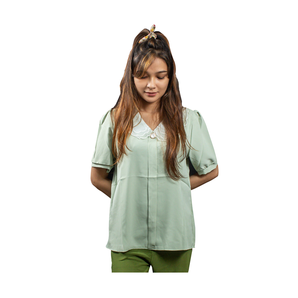 Casual half tops for Women - PGWT005 - Pale Green