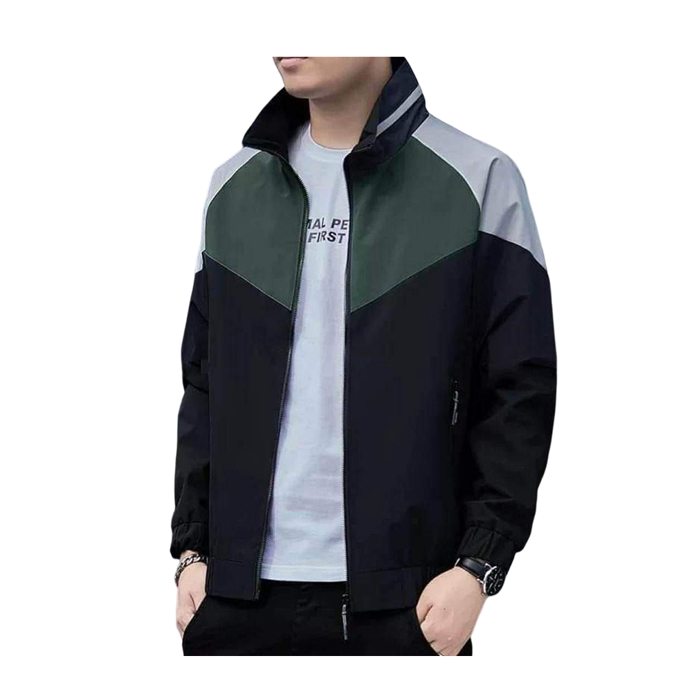 Winter China Fabrics Padding Jacket for Men - Black - J-12