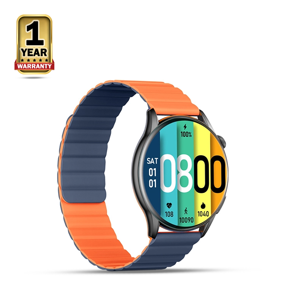 Kieslect KR Pro Calling Smart Watch With Free Strap And Protector - Orange