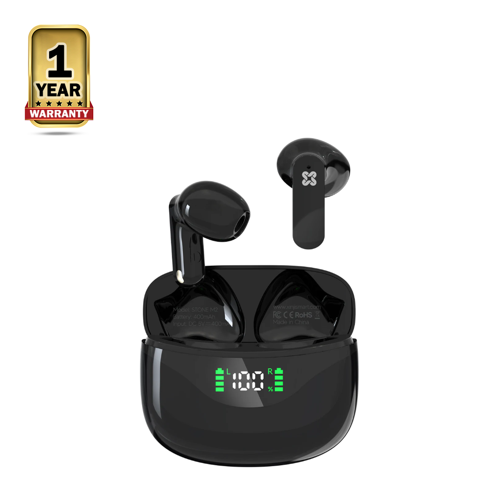 Xinji Stone M2 Wireless Earbuds - Black - XINSTM2BL0.21