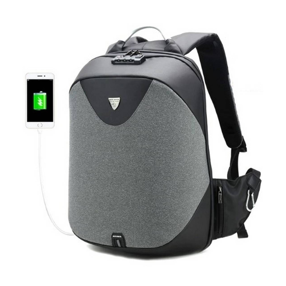 Anti theft 2024 backpack with lock