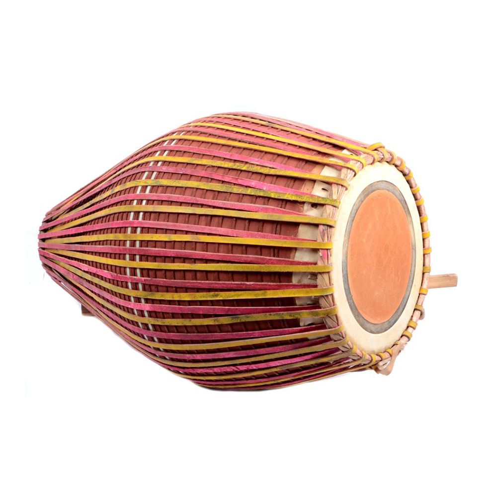 Surasree Soil leather Khol Dhol - Natural Wooden