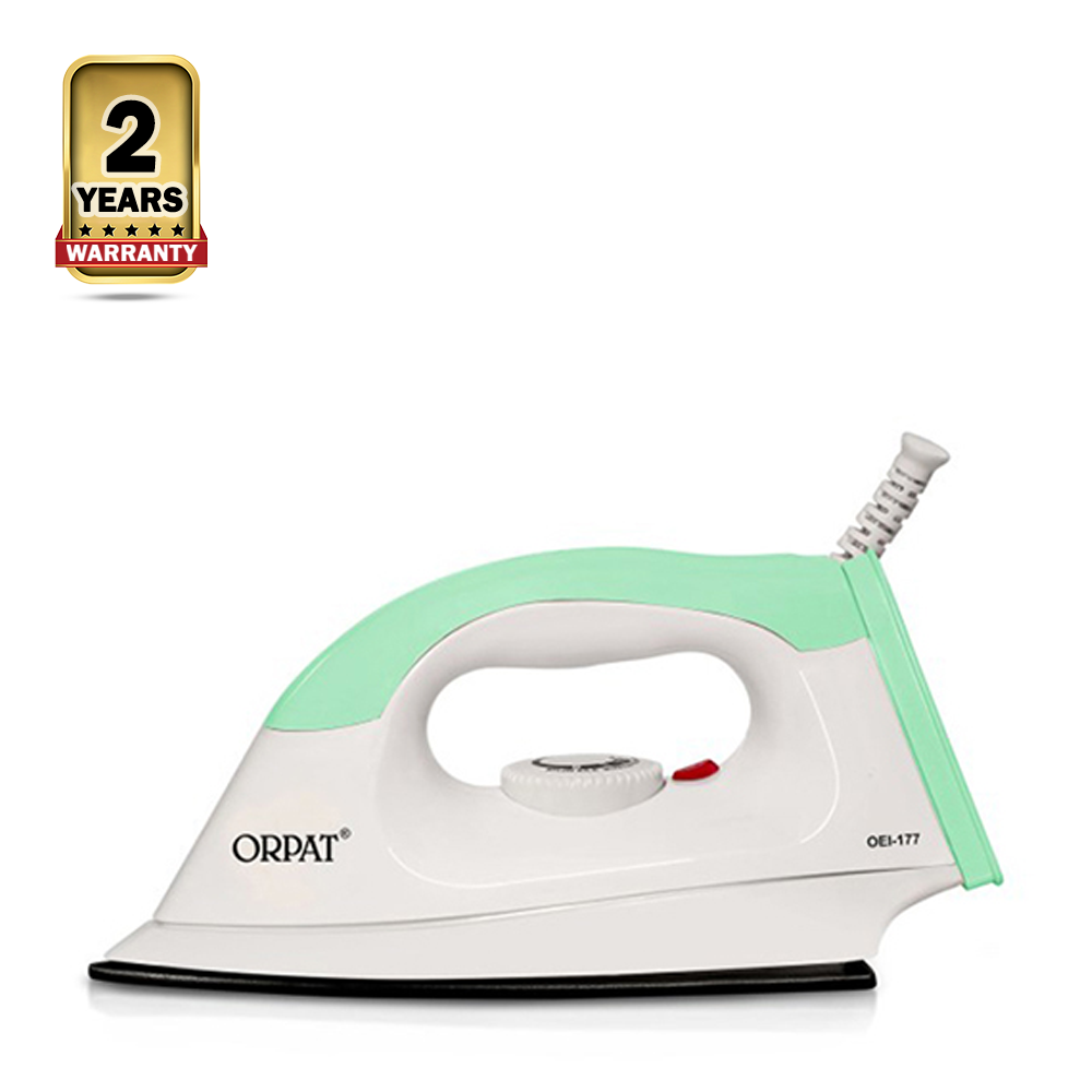 Orpat OEI-177 Dry Iron - 1000W - Pista Green