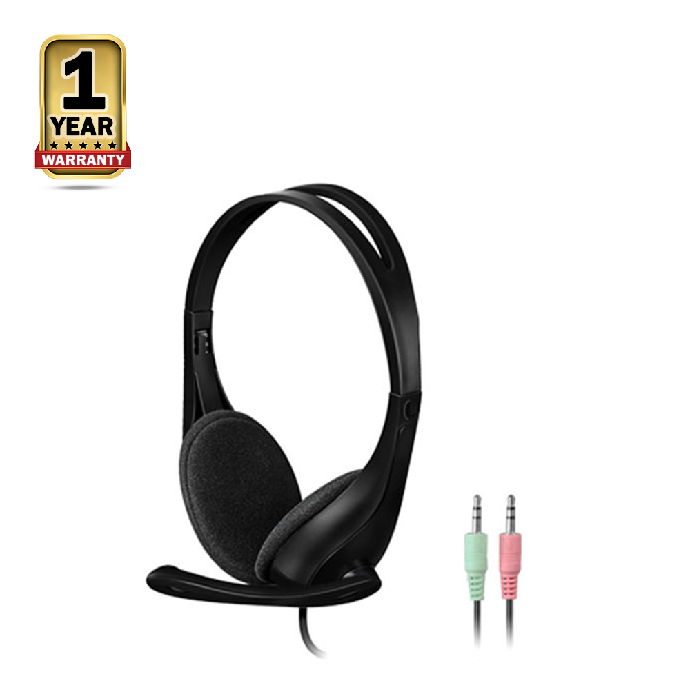 A4TECH HS-9 Stereo Headphone 3.5mm - Black