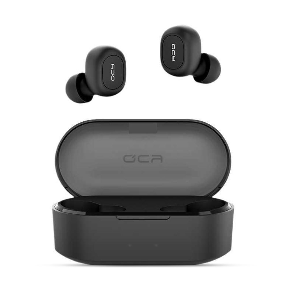 QCY T2C 3D Stereo Bluetooth 5 version TWS Earbuds - Black