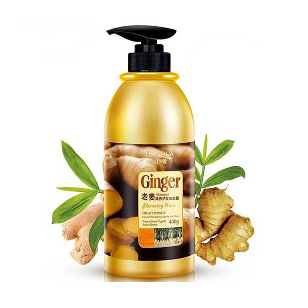 BioAqua Herbal Ginger Hair Shampoo - 400ml