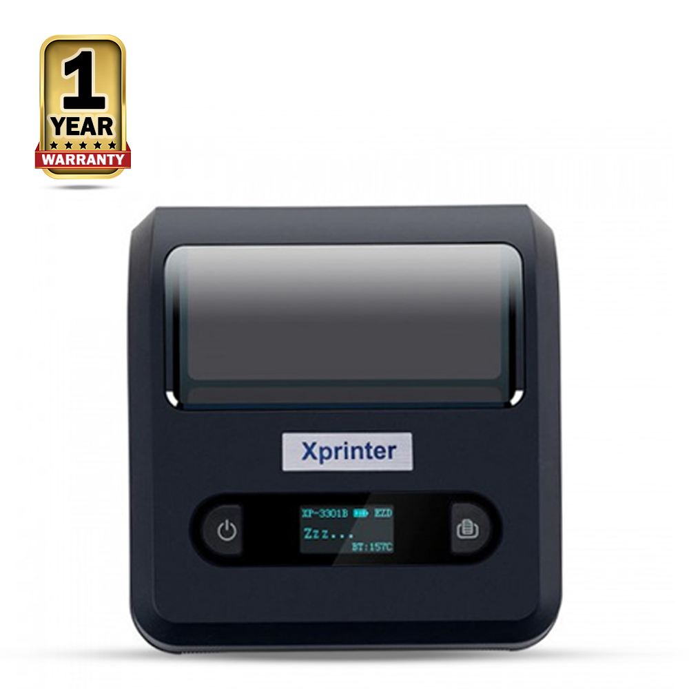 Xprinter Xp-P3301b Direct Themal Portable Mobile Pos And Label Printer - Black 