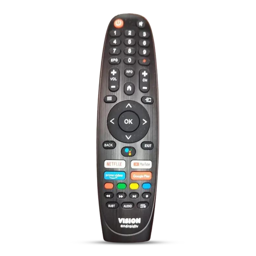 Vision Voice Control Android TV Remote - Black