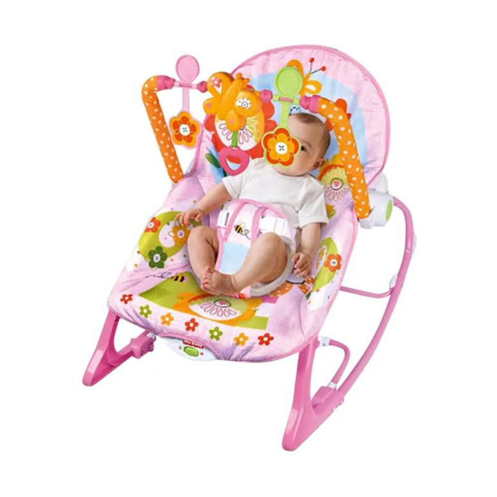 Baby Bouncer Chair With Toy - Pink