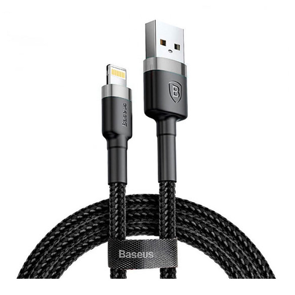 Baseus Cafule Cable Usb For Lightning 2.4A 1M (Calklf-Bg1) - Black