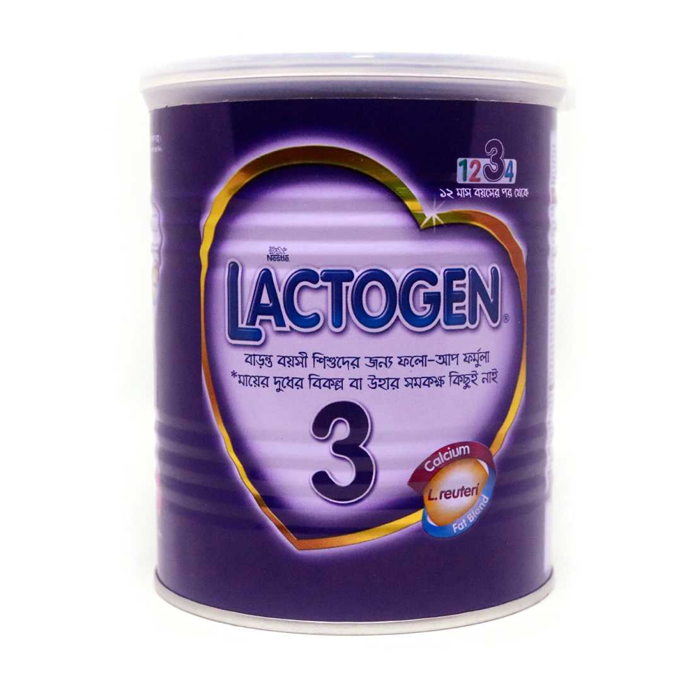 Nestle Lactogen 3 For 12-24 Months - 400gm Tin