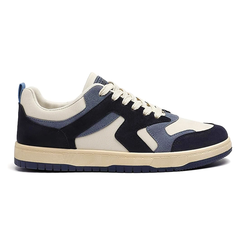 Retro Canvas Casual Sneakers For Men - Navy - CH-003