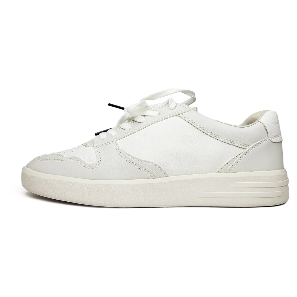 PU Leather Casual Sneakers - White - SL-134