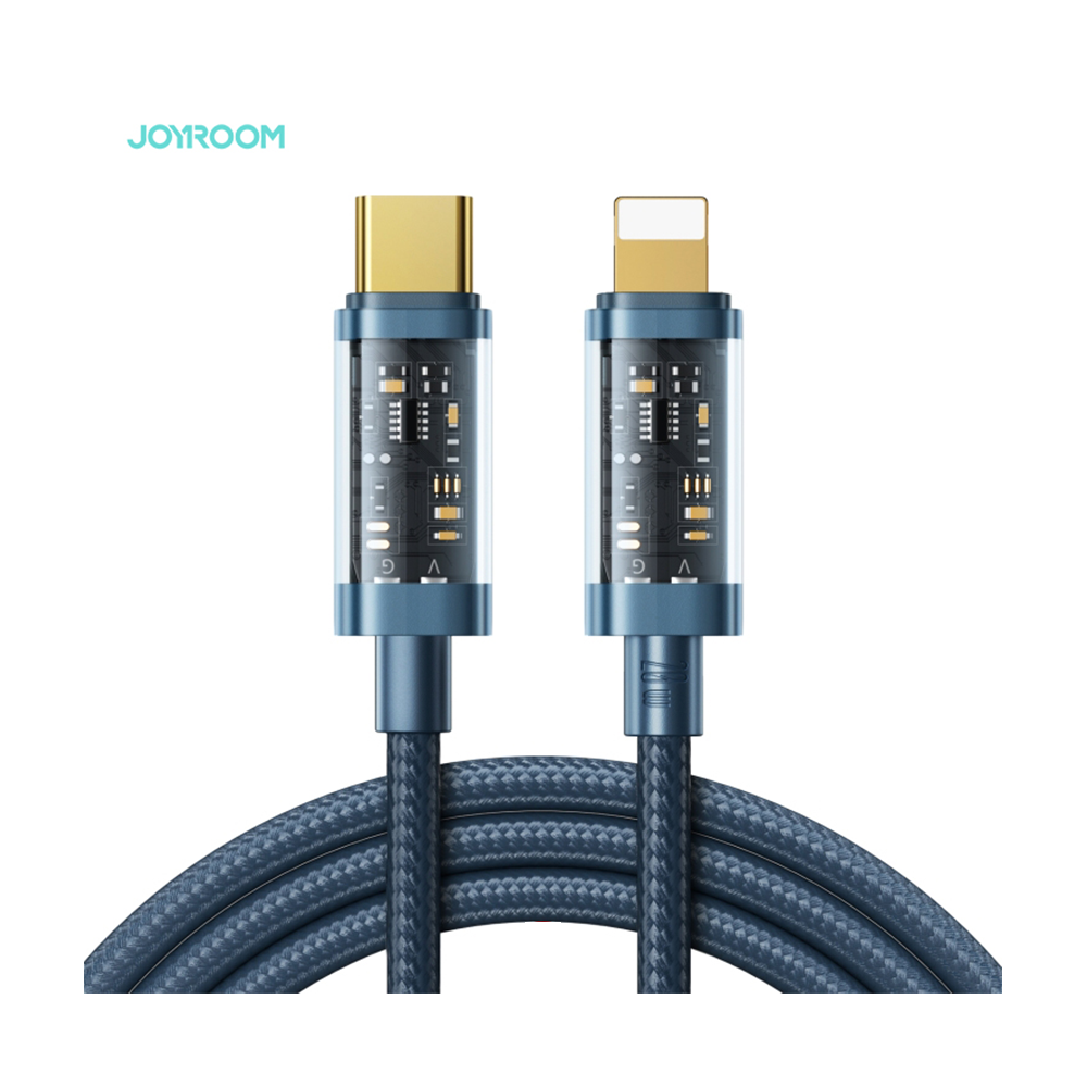 Joyroom S-CL020A12 Type-C to Lightning PD 20W Data Cable For Iphone - 1.2m - Navy Blue