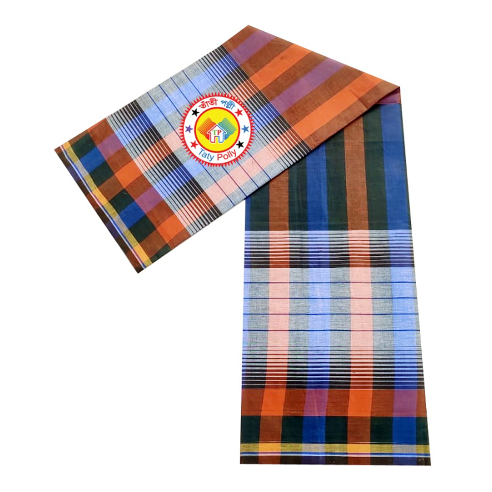 Taty Polly Cotton Lungi For Men - Multicolor - S.T-01