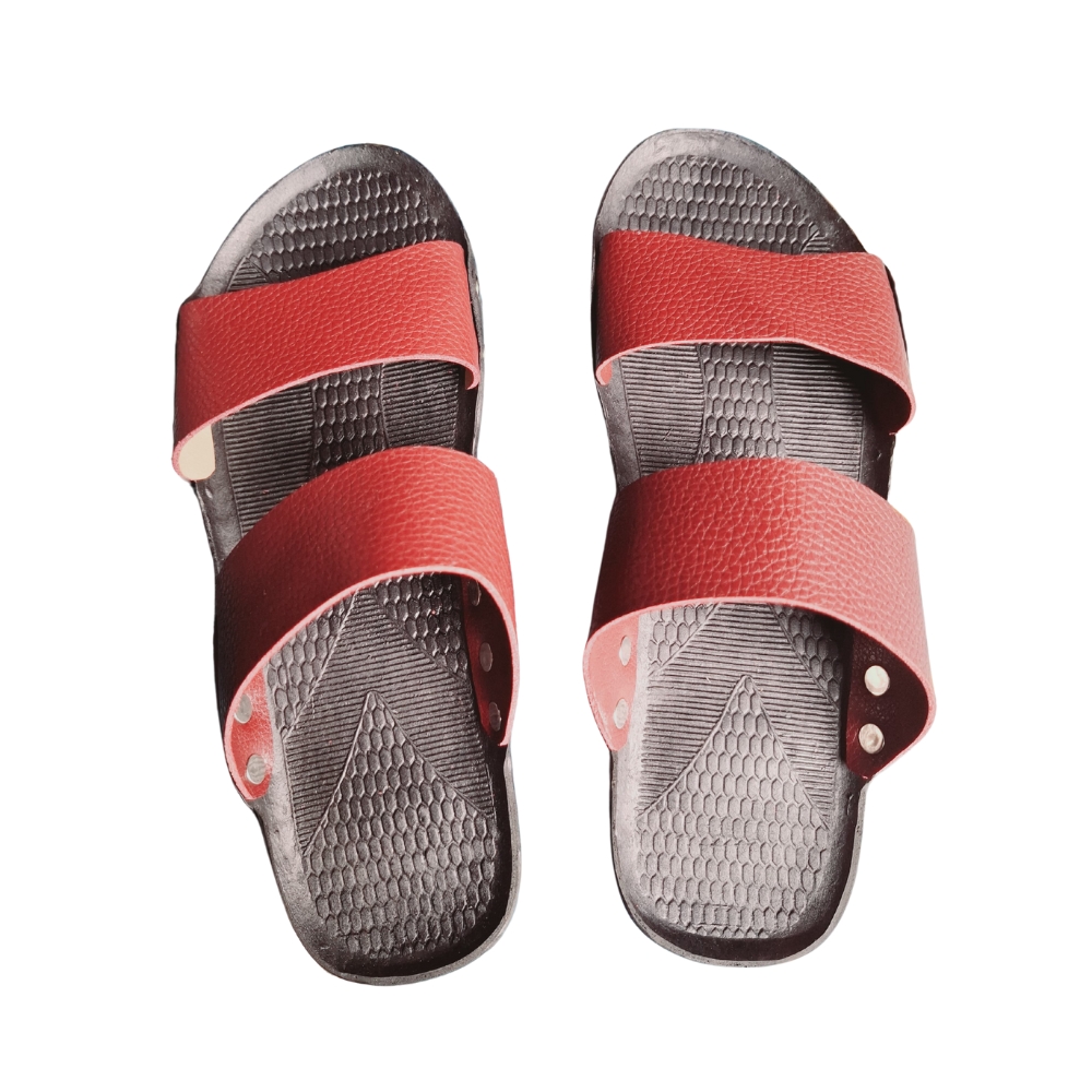 Leather Sandal For Men - Brown - SP01