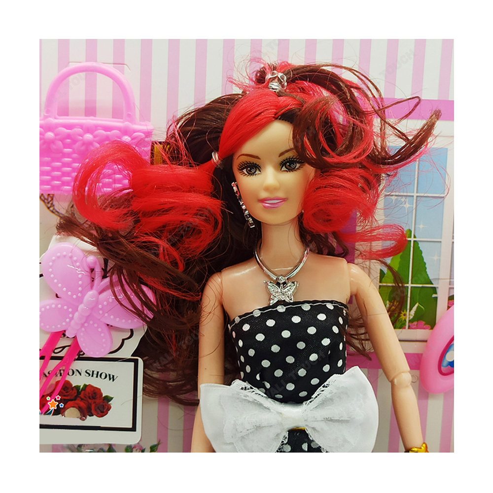 Beauty Fashion and Stylish Barbie Doll Toy With Dress and Accessories - 150692981