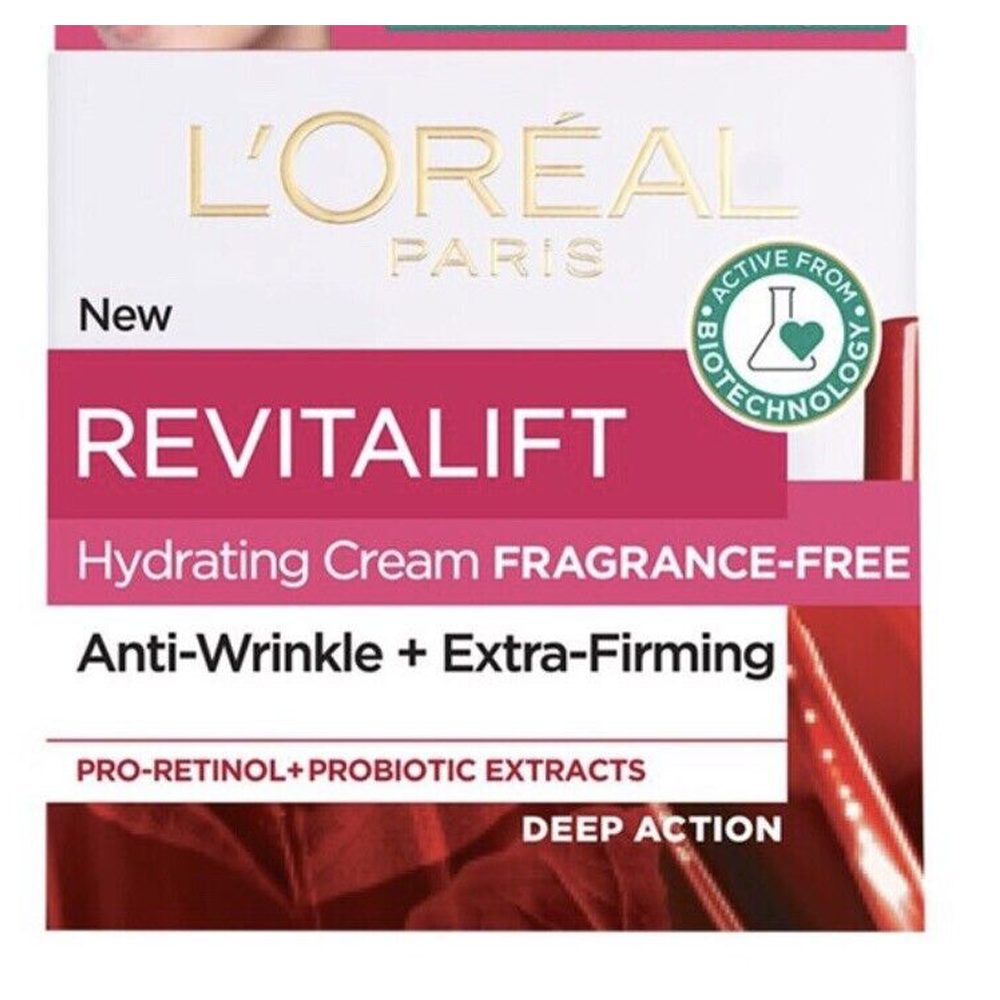 LOreal Revitalift Hydrating Cream With Fragrance Free - 50ml - CN-170