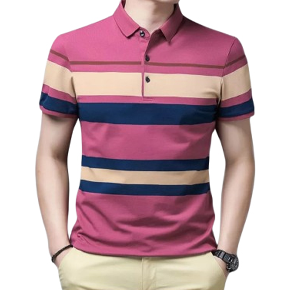 Plain Polyester Sublimation Half Sleeve Polo For Men - Multicolor - PT-N24