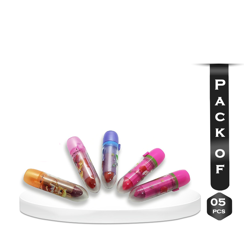 Pack of 5 Pcs Lalalove Lovely Mini Lipstick Set For Girls - Multicolor - 197546515