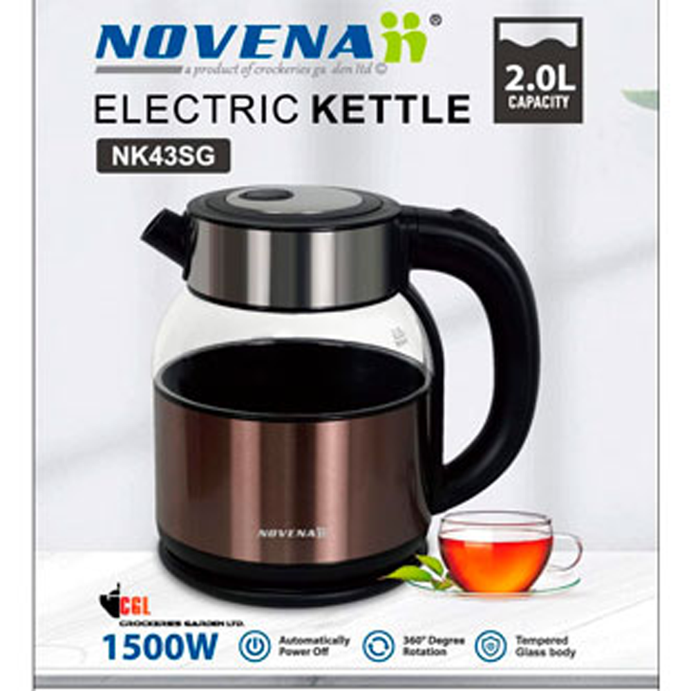 Novena NK43SG Electric Kettle - 2 Liter - Multicolor