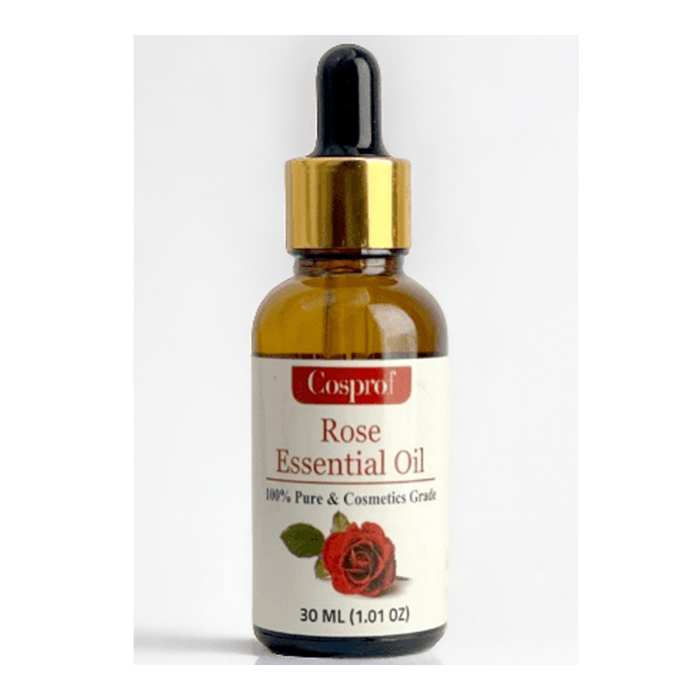 Cosprof Rose Essential Oil With Dropper - 30ml 