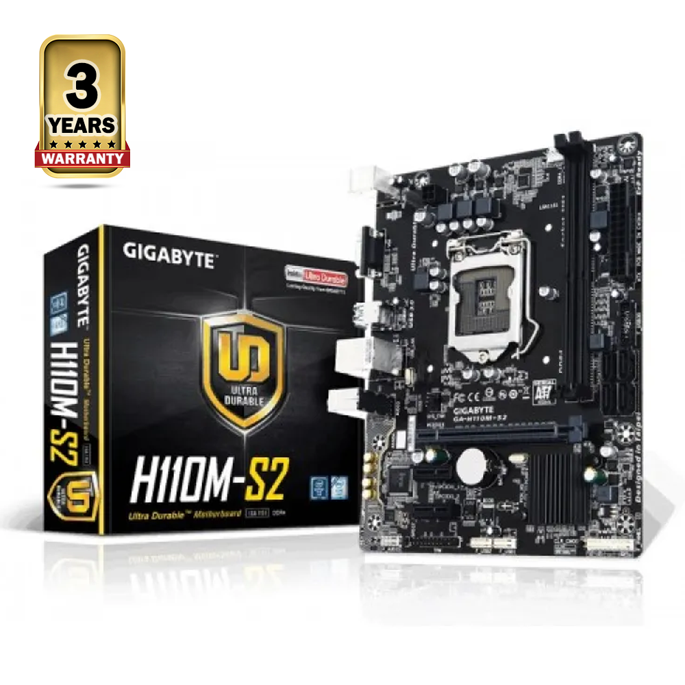 Gigabyte GA-H110M-S2 Micro ATX Motherboard 6th 7Th Generation