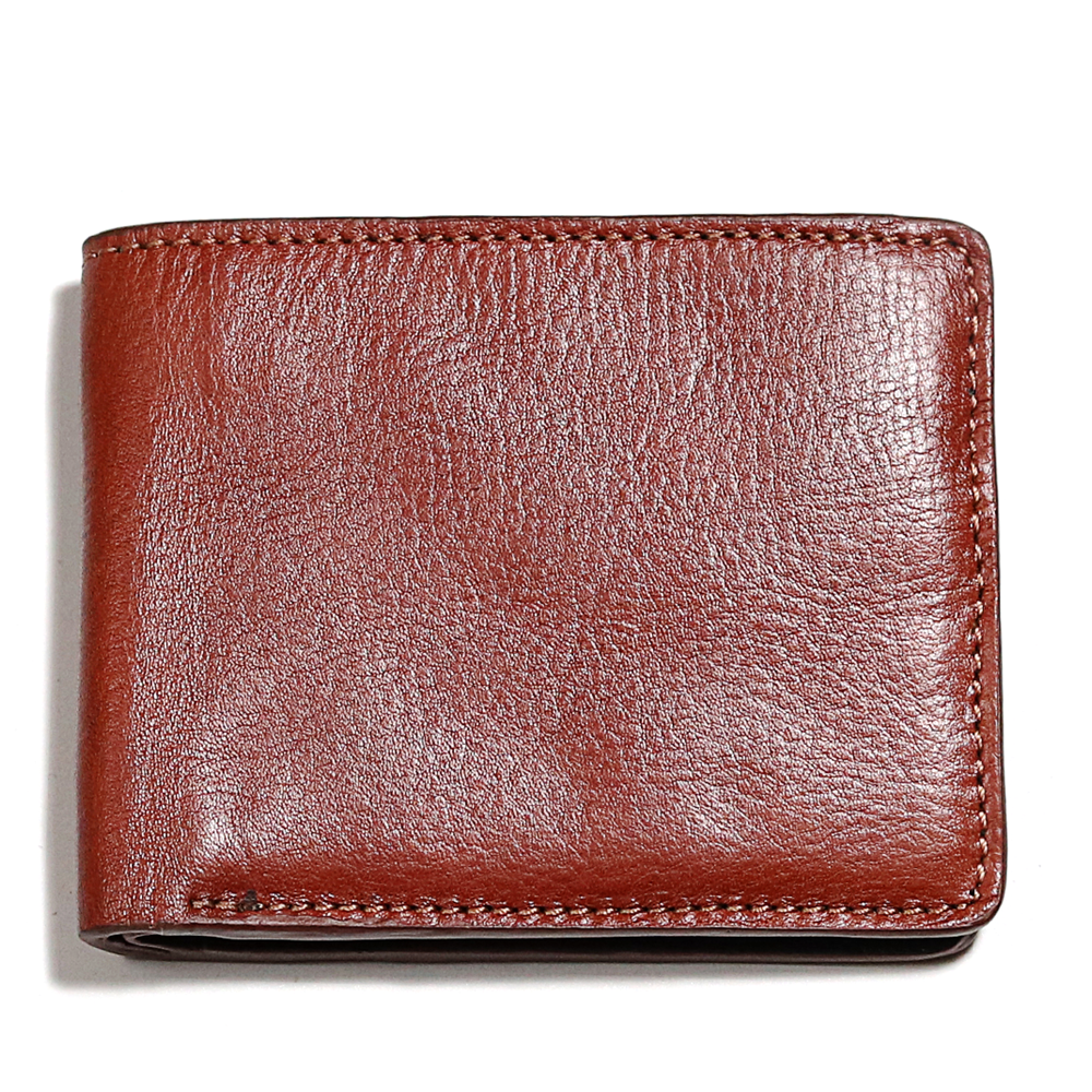 Leather Multifunctional Short Wallet - Red Brown - EW01 