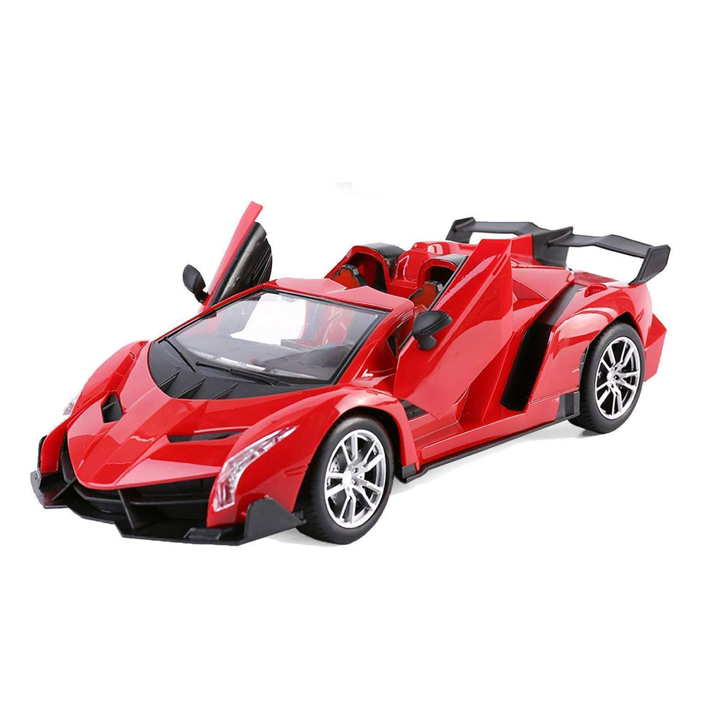 Rechargeable Remote Control Car for Kids - Red