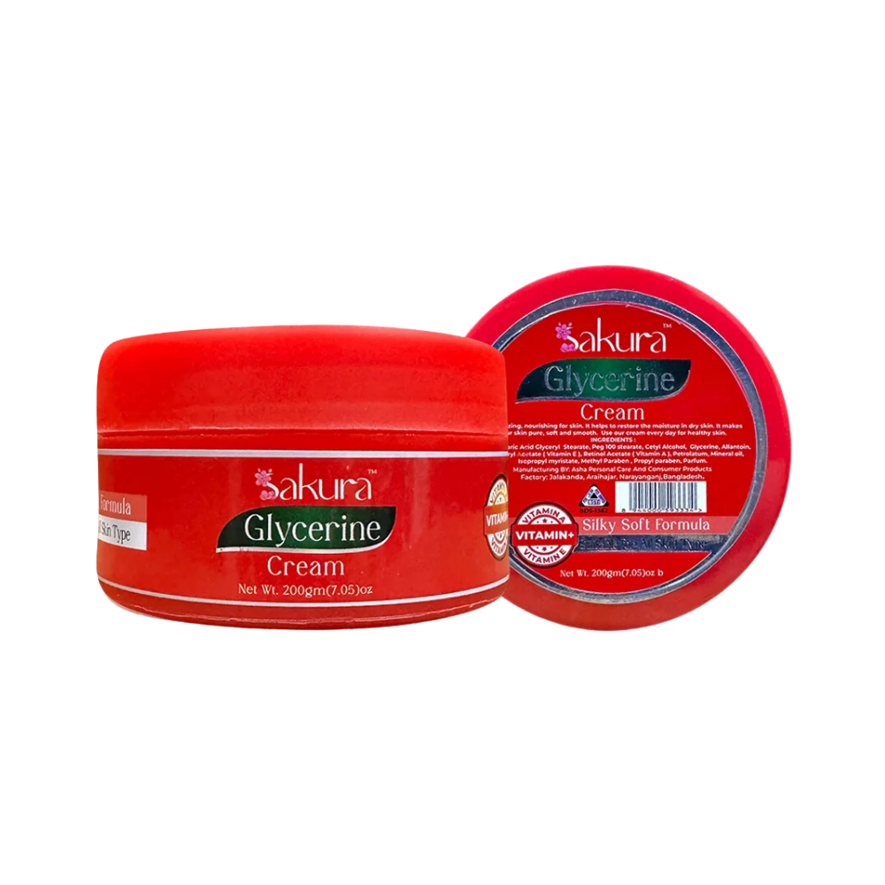 Sakura Glycerin Moisturizer Cream - 200 gm